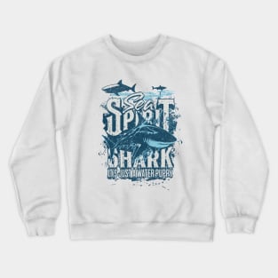 Shark Water Puppy Crewneck Sweatshirt